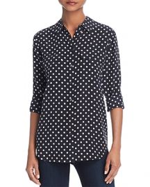 EQUIPMENT SLIM SIGNATURE SILK DOT SHIRT at Bloomingdales