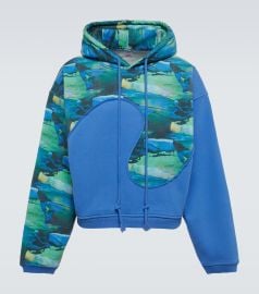 ERL Printed cotton blend hoodie at Mytheresa