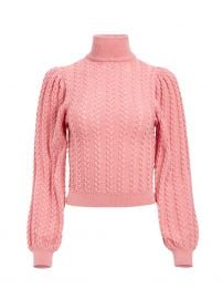 ESME CABLEKNIT TURTLENECK at Alice + Olivia