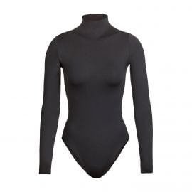 ESSENTIAL MOCK NECK LONG SLEEVE BODYSUIT at Skims