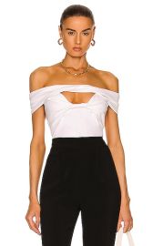 ET OCHS Addison Off the Shoulder Top in White  FWRD at Forward