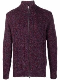 ETRO Cable Knit Zipped Cardigan - at Farfetch