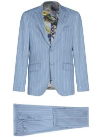 ETRO Striped Wool Suit - at Farfetch