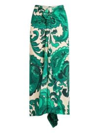 ETRO floral-print Skirt Green at Farfetch