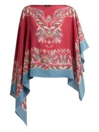 ETRO paisley-print Asymmetric Blouse Red at Farfetch