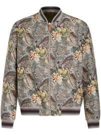 ETRO patterned-jacquard Bomber Jacket - at Farfetch