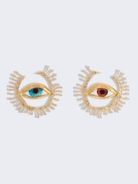 EYES HOOP EARRINGS - E-SHOP - Ready-to-Wear Maison Schiaparelli at Schiaparelli