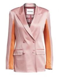 Each X Other - Colorblock Satin Blazer at Saks Fifth Avenue