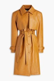 Each x Other Belted faux leather trench coat at The Outnet