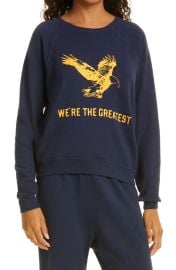 Eagle Graphic Shrunken Cotton Sweatshirt at Nordstrom