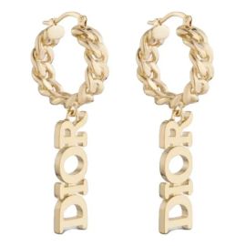 Earrings Dior Gold in Metal - 45449883 at Vestiaire Collective