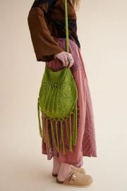 Earthbound Trading Co Lime Crochet Crossbody Bag at Earthbound Trading Co