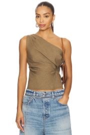 Eaves Decon Top In Olive at Revolve