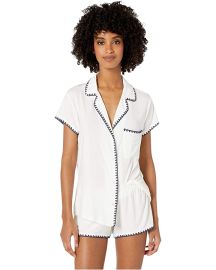 Eberjey Frida - The Whip Stitch Short PJ Set  The Style Room powered by at Zappos