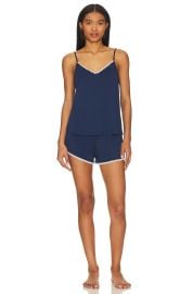 Eberjey Frida Whip Stitch Cami Shorts Pajama Set at Revolve