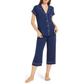 Eberjey Gisele Jersey Knit Crop Pajamas at Nordstrom