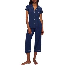 Eberjey Gisele Jersey Knit Crop Pajamas at Nordstrom