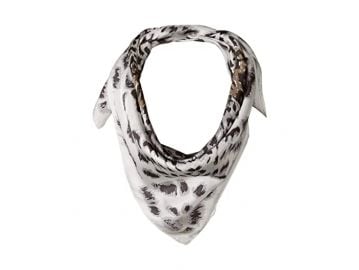 Echo New York Leopard Silk Square Scarf at Zappos