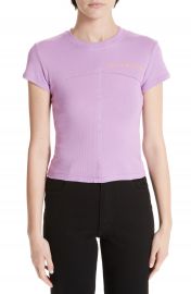 Eckhaus Latta Lapped Seam Baby Tee   Nordstrom at Nordstrom