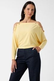 Eco Adri Off-the-Shoulder Crystal Top at Guess