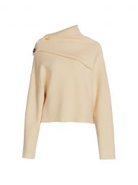 Eco Cashmere Folded Mockneck Knit Sweater at Saks Fifth Avenue