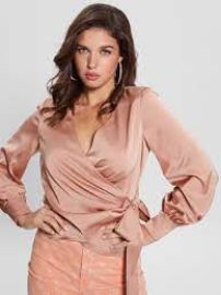 Eco Lovisa Wrap Blouse at Guess