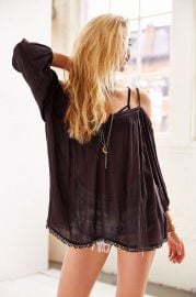 Ecote Peasant Cold Shoulder Blouse at Urban Outfitters