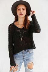 Ecote Virtual Insanity Cropped Sweater at Urban Outfitters