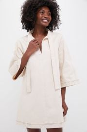 Ecru Denim Marsella Dress Pomander Place at Tuckernuck