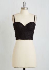 Edgy Occasion Bustier Top at ModCloth