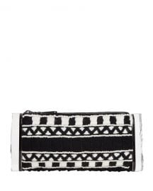 Edie ParkerSoft Lara Embroidered Clutch Bag  Black Multi at Neiman Marcus