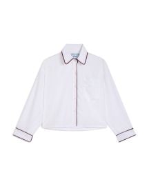 Edie Shirt in Cotton & Double Silk at Sosom