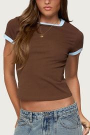 Edikted Zeke Contrast T Shirt at Urban Outfitters
