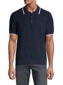 Edmond Cotton-Blend Polo at Saks Off 5th