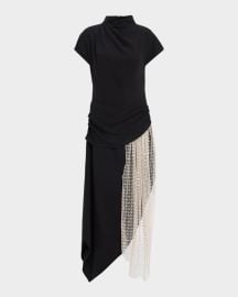 Effie Draped High-Low Dress at Neiman Marcus