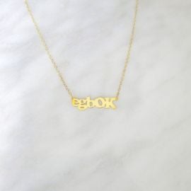 Egbok Everything\'s Gonna Be Okay Necklace by Pinky Ring Jewelry at Etsy