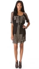 Egyptian print dress by Cynthia Vincent at Shopbop