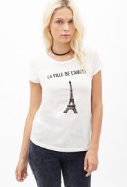 Eiffel Tower Graphic Tee  Forever 21 - 2000099321 at Forever 21