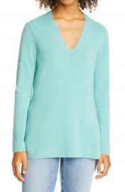 Eileen Fisher   V-Neck Silk Tunic Top   Nordstrom Rack at Nordstrom Rack