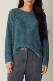 Eileen Fisher Chenille Rib Sweater at Nordstrom
