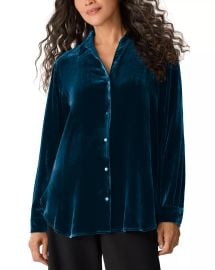 Eileen Fisher Classic Collar Long Shirt Bloomingdale39s at Bloomingdales