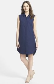 Eileen Fisher Classic Collar Shirtdress at Nordstrom