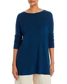 Eileen Fisher Merino Wool Boat Neck Tunic Bloomingdales at Bloomingdales