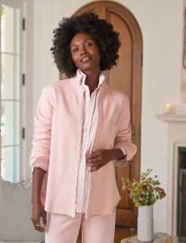 Eileen Sweatshirt Button-Up Light Pink Frank amp Eileen at Frank and Eileen
