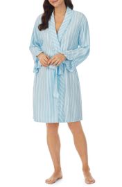 Eileen West Stripe Wrap Robe at Nordstrom