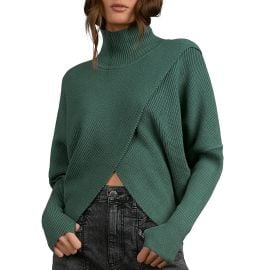 Elan Crossover Turtleneck Sweater Bloomingdales at Bloomingdales