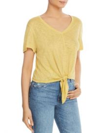 Elan Tie-Front Tee Women - Bloomingdale s at Bloomingdales