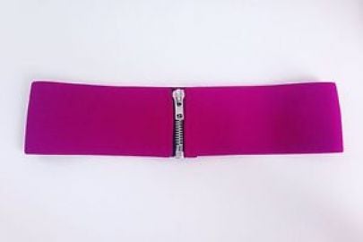 Elastic Zipper Belt at American Apparel