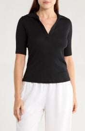 Elbow Sleeve Polo at Nordstrom Rack