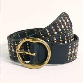 Electra Studded Leather Belt at Free People